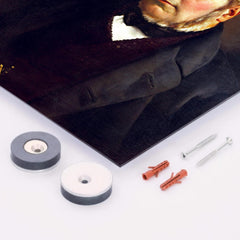 Camillo Benso, Count of Cavour metal print mockup