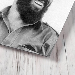 Camilo Cienfuegos metal print mockup