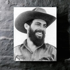 Camilo Cienfuegos metal print mockup
