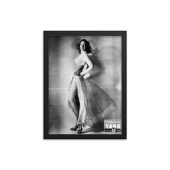 Candy Jones framed print on a plain backdrop in size 12"x16".