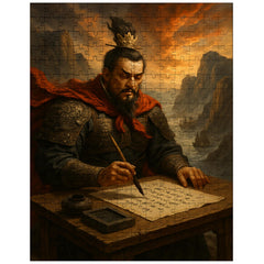 Cao Cao composing poetry before Red Cliffs campaign jigsaw puzzle
