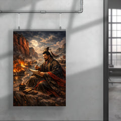 Cao Cao composing poetry before Red Cliffs poster 4