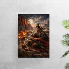 Cao Cao composing poetry before Red Cliffs poster 7