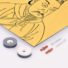 Cao Cao metal print mockup