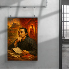 Cao Xueqin among red chamber memories poster 4