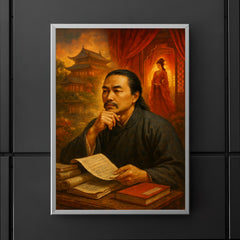 Cao Xueqin among red chamber memories poster 5