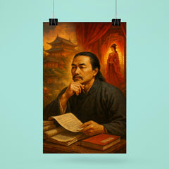 Cao Xueqin among red chamber memories poster 6