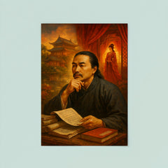 Cao Xueqin among red chamber memories poster 8