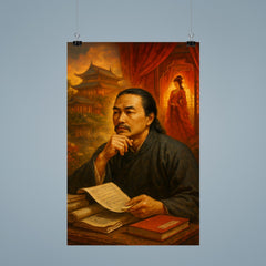 Cao Xueqin among red chamber memories poster 9