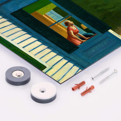 Cape Cod Morning by Edward Hopper metal print mockup