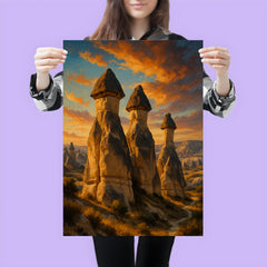 Cappadocia Fairy Chimneys Turkey poster 3