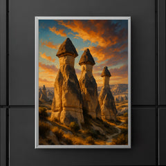Cappadocia Fairy Chimneys Turkey poster 5