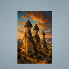 Cappadocia Fairy Chimneys Turkey poster 9