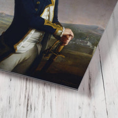 Captain Horatio Nelson by John Francis Rigaud metal print mockup
