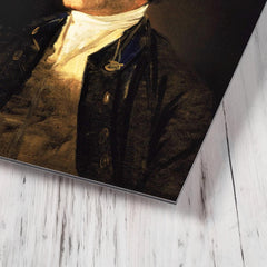 Captain James Cook by William Hodges metal print mockup
