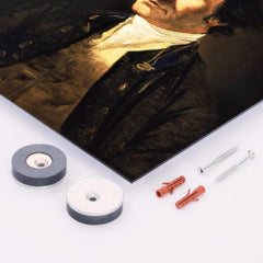 Captain James Cook by William Hodges metal print mockup