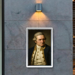 Captain James Cook portrait poster 2