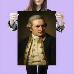 Captain James Cook portrait poster 3