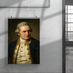 Captain James Cook portrait poster 4