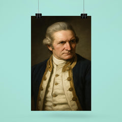 Captain James Cook portrait poster 6