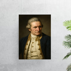 Captain James Cook portrait poster 7