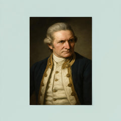 Captain James Cook portrait poster 8