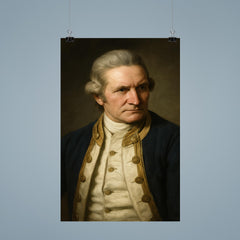 Captain James Cook portrait poster 9