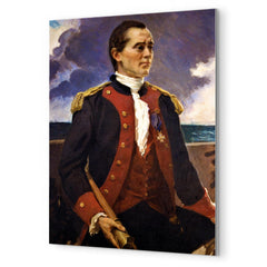 Captain John Paul Jones by Cecilia Beaux metal print mockup