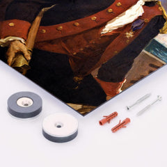 Captain John Paul Jones by Cecilia Beaux metal print mockup