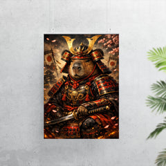Capybara shogun in lacquered armor poster 7