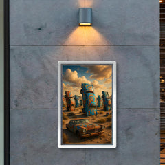 Car Forest of the Last Church Nevada USA poster 2