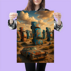 Car Forest of the Last Church Nevada USA poster 3