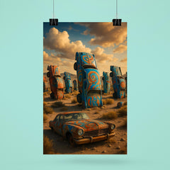 Car Forest of the Last Church Nevada USA poster 6