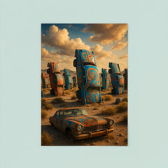 Car Forest of the Last Church Nevada USA poster 8