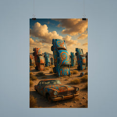 Car Forest of the Last Church Nevada USA poster 9