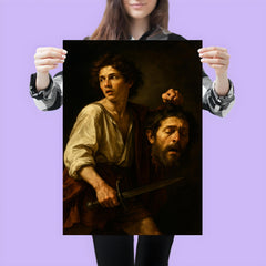 Caravaggio fugitive with severed Goliath poster 3