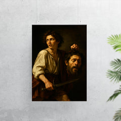 Caravaggio fugitive with severed Goliath poster 7