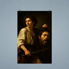 Caravaggio fugitive with severed Goliath poster 9