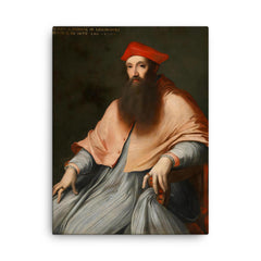 Cardinal Reginald Pole canvas print on a plain backdrop in size 18"x24".