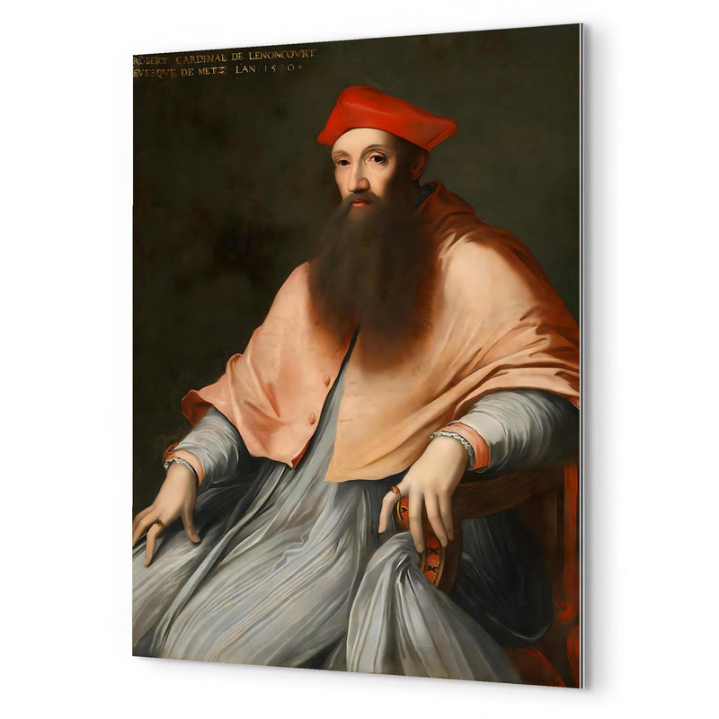 Cardinal Reginald Pole metal print mockup