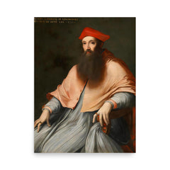 Cardinal Reginald Pole poster on a plain backdrop in size 18"x24".