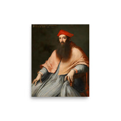 Cardinal Reginald Pole poster on a plain backdrop in size 8"x10".