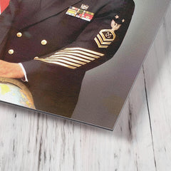 Carl Brashear metal print mockup
