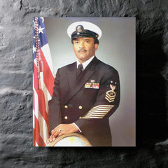 Carl Brashear metal print mockup