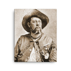 Carl Browne canvas print on a plain backdrop in size 16"x20".