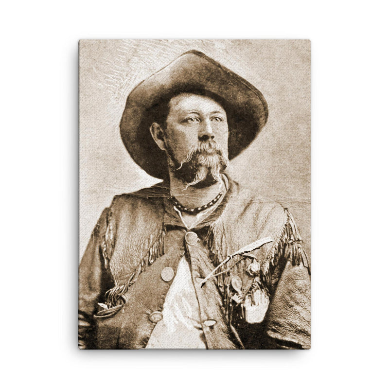 Carl Browne canvas print on a plain backdrop in size 18