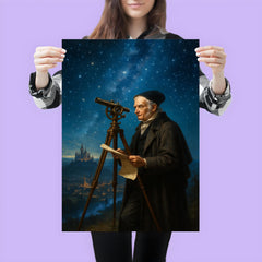 Carl Friedrich Gauss measuring the kingdom by starlight poster 3