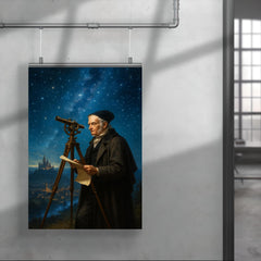 Carl Friedrich Gauss measuring the kingdom by starlight poster 4