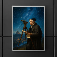 Carl Friedrich Gauss measuring the kingdom by starlight poster 5