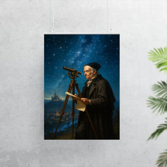 Carl Friedrich Gauss measuring the kingdom by starlight poster 7